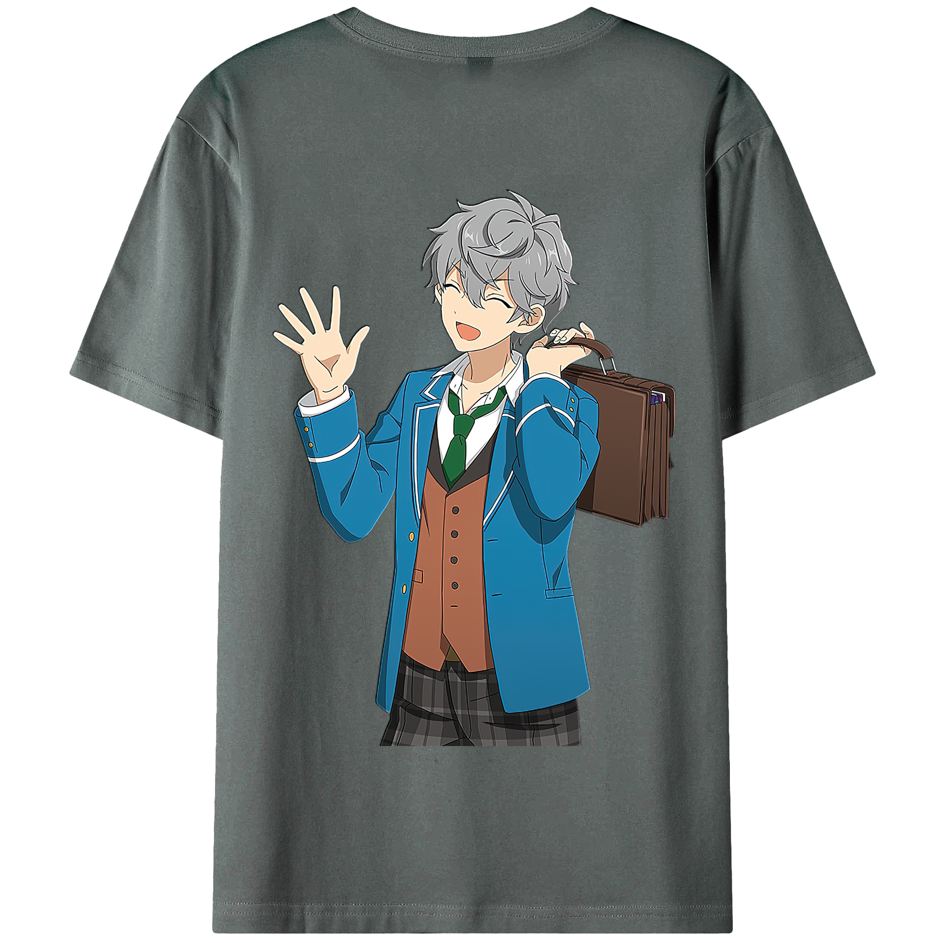 （画像用） あんさんぶるスターズ! Ensemble Stars 綿100％半袖Tシャツ（背面プリント）